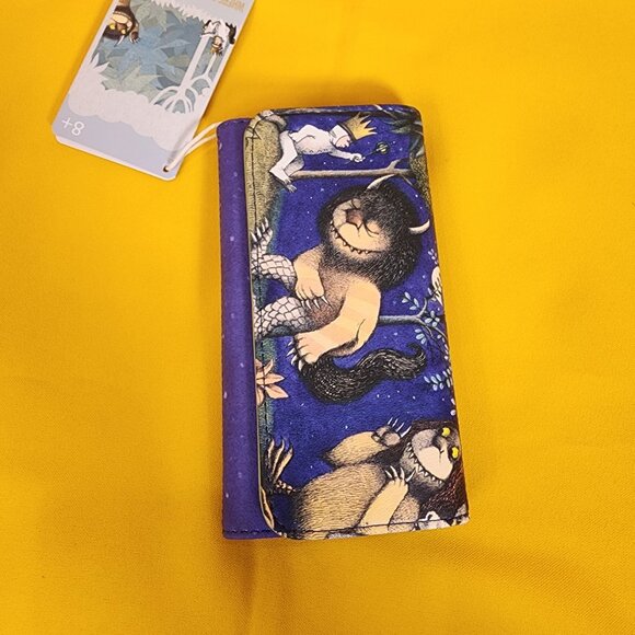 Loungefly Where The Wild Things Are Sendak Max Flap Wallet Soft Tag NEW - Picture 8 of 13